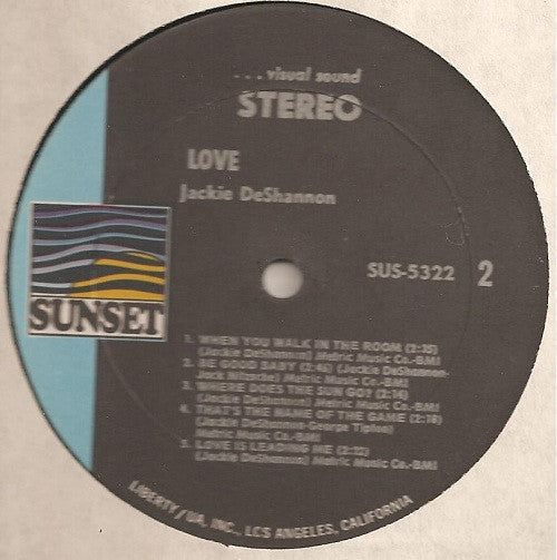 DeShannon, Jackie - Love (Vinyl, VG+) (Vinyl LP)