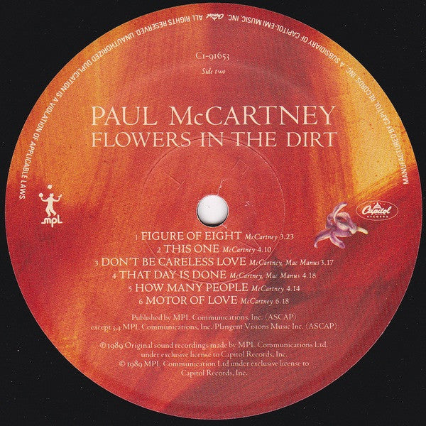 McCartney, Paul - Flowers In The Dirt (Vinyl, VG+) (Vinyl LP)