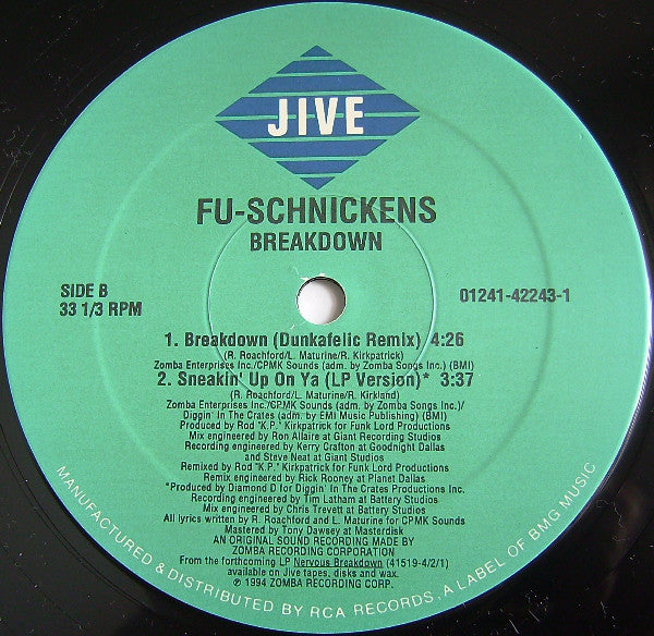 Fu-Schnickens - Breakdown (VG) (Vinyl LP)
