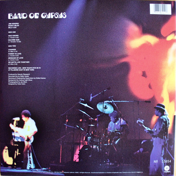 Hendrix, Jimi - Band Of Gypsys (Vinyl, M) (Vinyl LP)