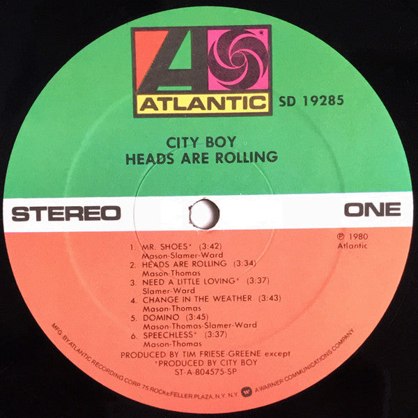 City Boy - Heads Are Rolling (NM or M-) (Vinyl LP)