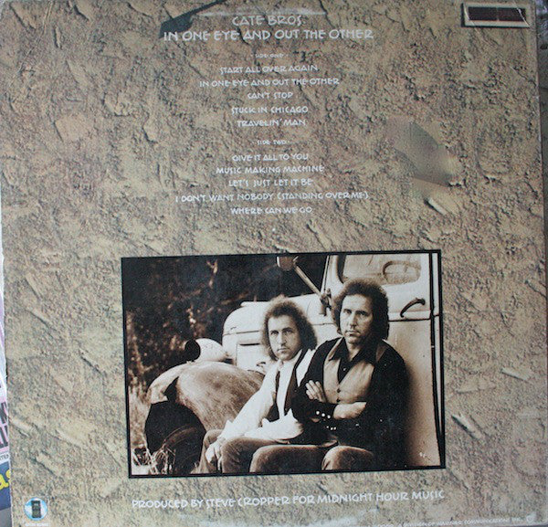 Cate Bros  - In One Eye And Out The Other (VG+) (Vinyl LP)