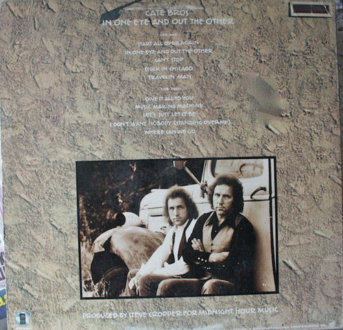 Cate Bros  - In One Eye And Out The Other (VG+) (Vinyl LP)