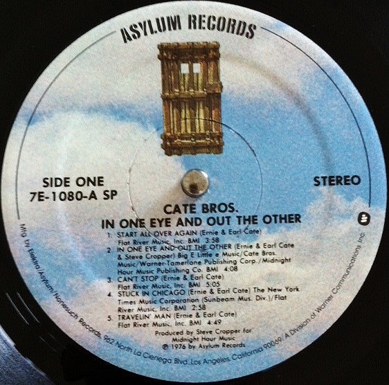 Cate Bros  - In One Eye And Out The Other (VG+) (Vinyl LP)
