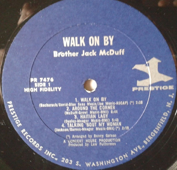 McDuff, Brother Jack - Walk On By (VG+) (Vinyl LP)