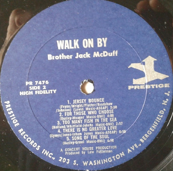 McDuff, Brother Jack - Walk On By (VG+) (Vinyl LP)