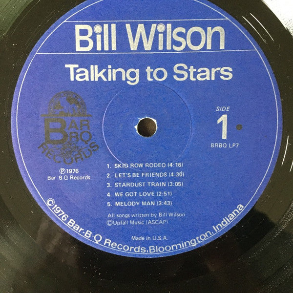 Wilson, Bill - Talking To Stars (VG) (Vinyl LP)