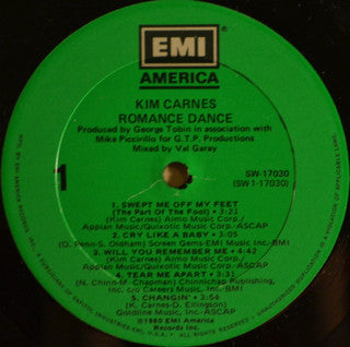 Carnes, Kim - Romance Dance (VG+) (Vinyl LP)