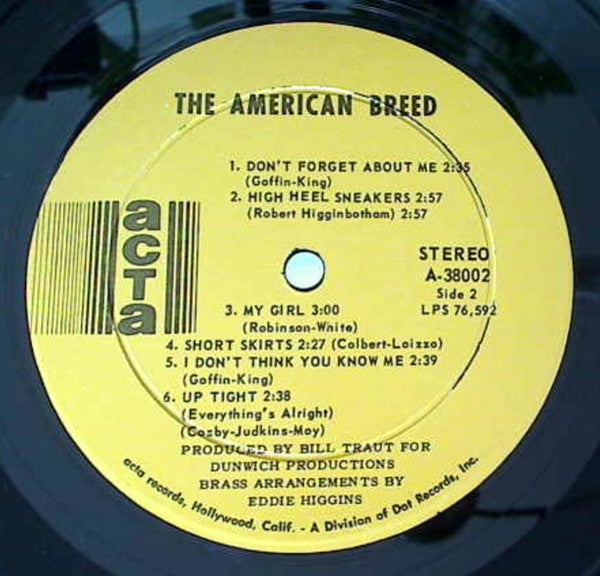 American Breed - The American Breed (VG+) (Vinyl LP)