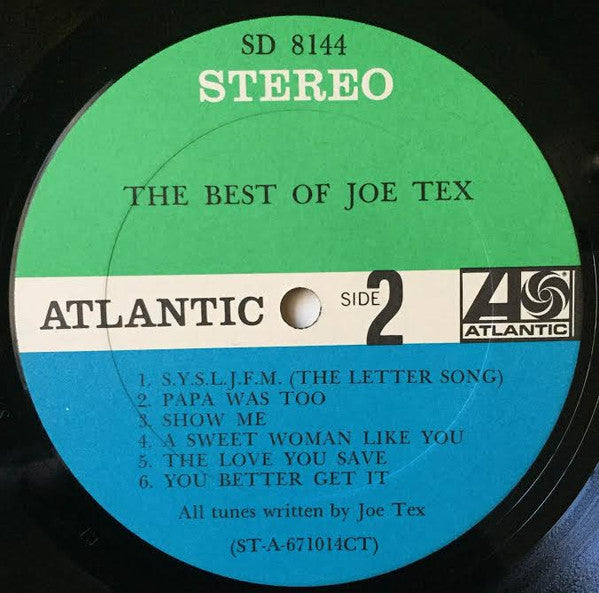 Tex, Joe - The Best Of Joe Tex (VG) (Vinyl LP)