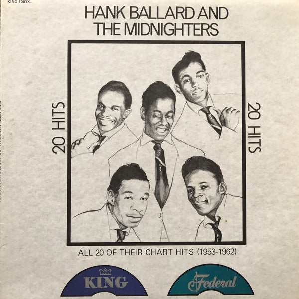 Ballard Hank & The Midnighters - 20 Hits: All 20 Of Their Chart Hits (1953-1962) (VG) (Vinyl LP)
