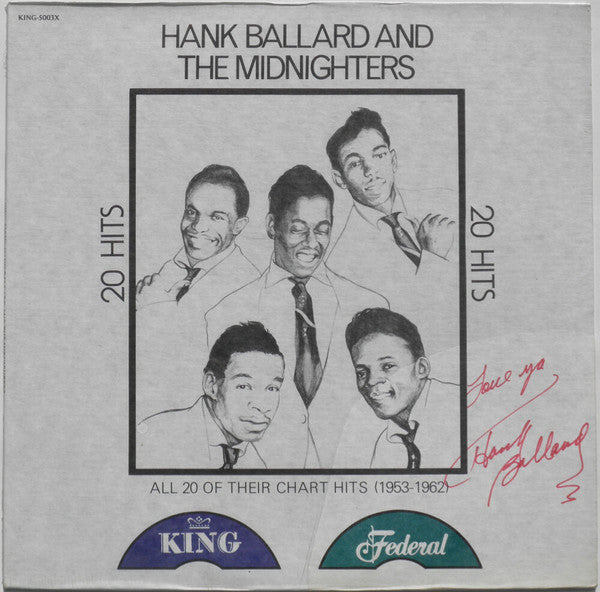 Ballard Hank & The Midnighters - 20 Hits: All 20 Of Their Chart Hits (1953-1962) (VG) (Vinyl LP)