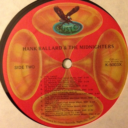 Ballard Hank & The Midnighters - 20 Hits: All 20 Of Their Chart Hits (1953-1962) (VG) (Vinyl LP)