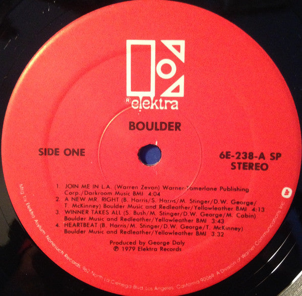 Boulder  - Boulder (VG+) (Vinyl LP)