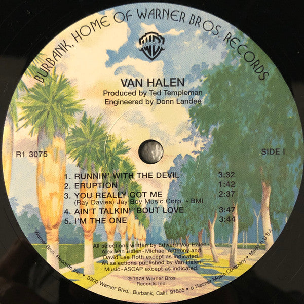 Van Halen - Van Halen (Vinyl, VG+) (Vinyl LP)