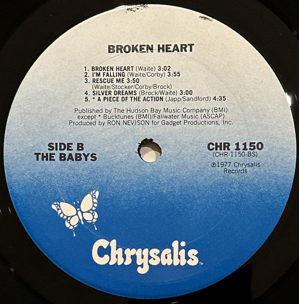 Babys - Broken Heart (VG+) (Vinyl LP)