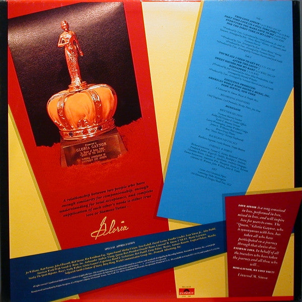 Gaynor, Gloria - Gloria Gaynor's Park Avenue Sound (VG+) (Vinyl LP)