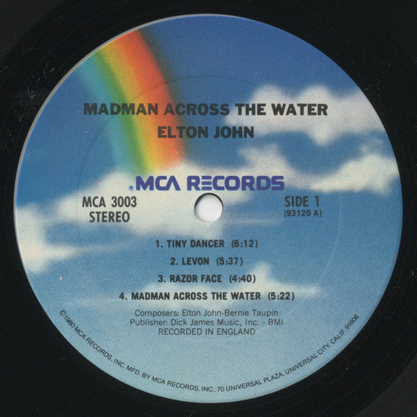 John, Elton - Madman Across The Water (Vinyl, VG+) (Vinyl LP)