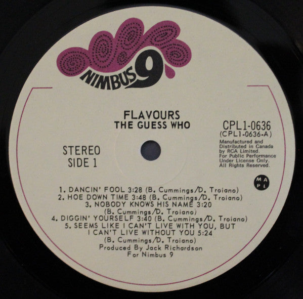 Guess Who - Flavours (VG+) (Vinyl LP)