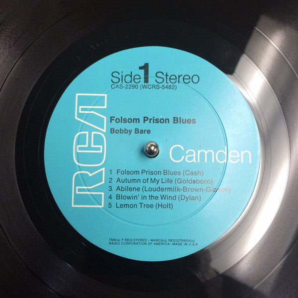Bare, Bobby - Folsom Prison Blues (VG+) (Vinyl LP)