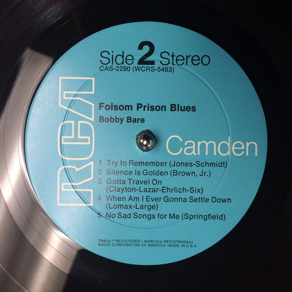 Bare, Bobby - Folsom Prison Blues (VG+) (Vinyl LP)