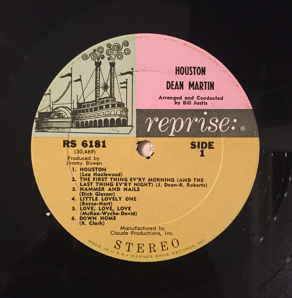 Martin, Dean - Houston (VG+) (Vinyl LP)
