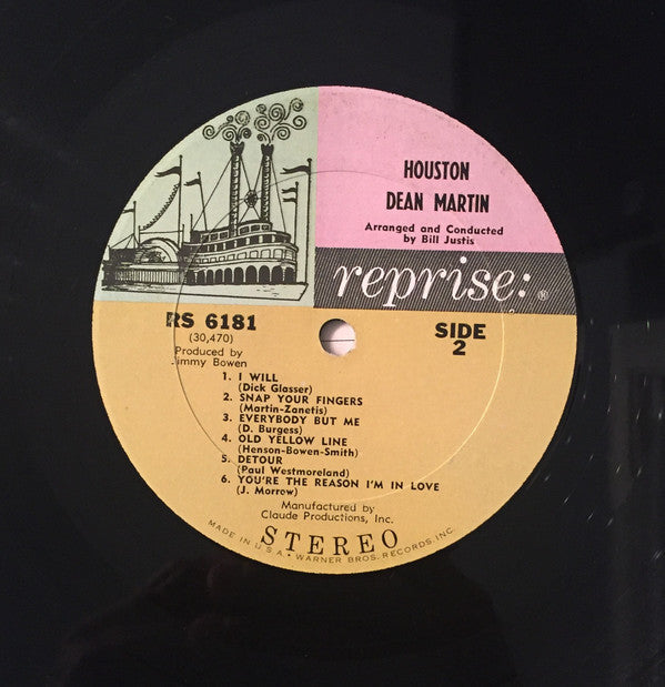 Martin, Dean - Houston (VG+) (Vinyl LP)