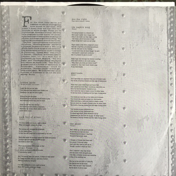 Thin White Rope - Sack Full Of Silver (VG+) (Vinyl LP)