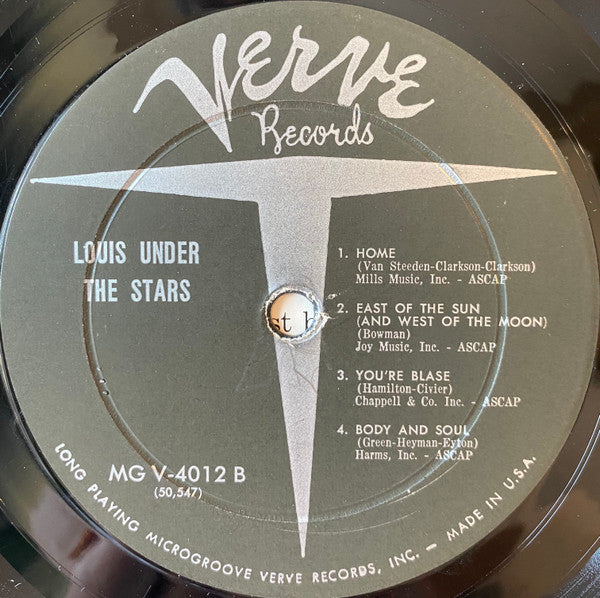 Armstrong, Louis - Under The Stars (Vinyl, VG+) (Vinyl LP)