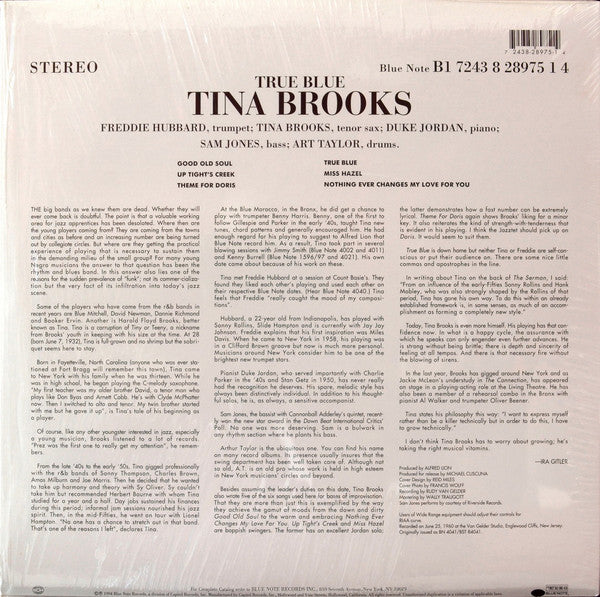 Brooks, Tina - True Blue (Vinyl, NM or M-) (Vinyl LP)