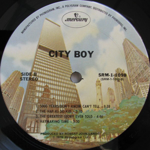 City Boy - City Boy (VG+) (Vinyl LP)