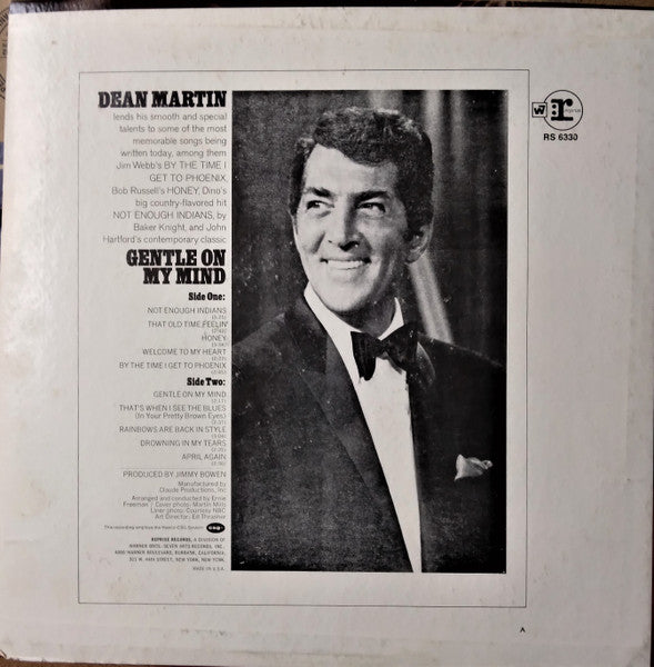 Martin, Dean - Gentle On My Mind (VG) (Vinyl LP)