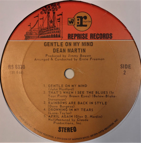 Martin, Dean - Gentle On My Mind (VG+) (Vinyl LP)