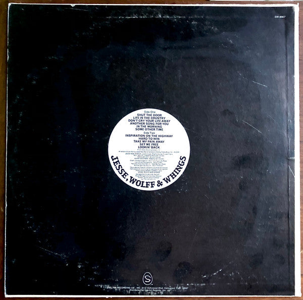 Jesse, Wolff & Whings - Jesse, Wolff & Whings (Vinyl, VG) (Vinyl LP)