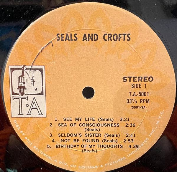 Seals And Crofts - Seals And Crofts (VG+) (Vinyl LP)