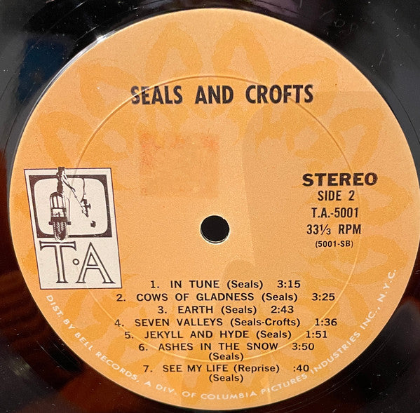 Seals And Crofts - Seals And Crofts (VG+) (Vinyl LP)