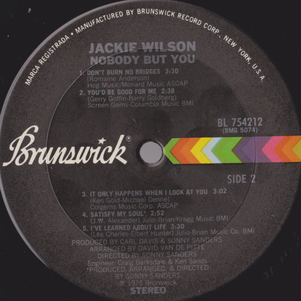 Wilson, Jackie - Nobody But You (M) (Vinyl LP)