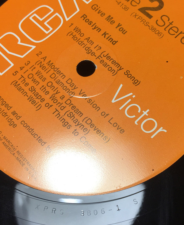 Kind, Roslyn - Give Me You (VG+) (Vinyl LP)