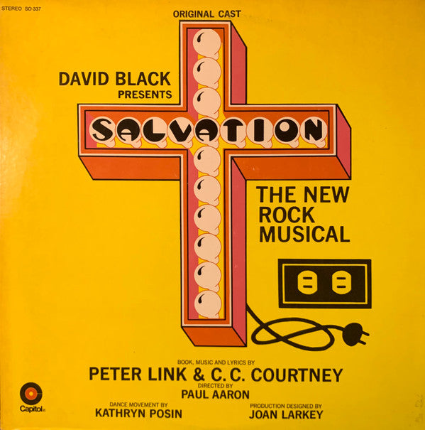 Salvation, The New Rock Musical Soundtrack - Link, Peter & C. C. Courtney (Vinyl, VG) (Vinyl LP)