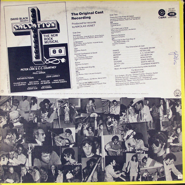 Salvation, The New Rock Musical Soundtrack - Link, Peter & C. C. Courtney (Vinyl, VG) (Vinyl LP)