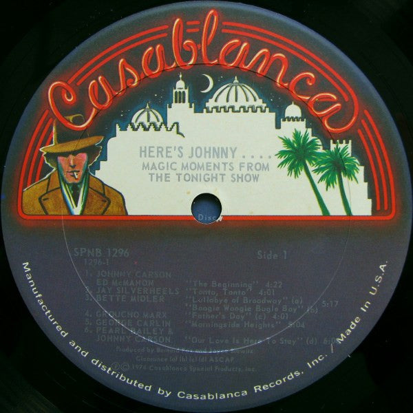 Carson, Johnny - Here's Johnny.... Magic Moments From The Tonight Show (Vinyl, VG+) (Vinyl LP)