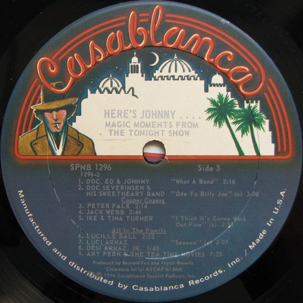 Carson, Johnny - Here's Johnny.... Magic Moments From The Tonight Show (Vinyl, VG+) (Vinyl LP)
