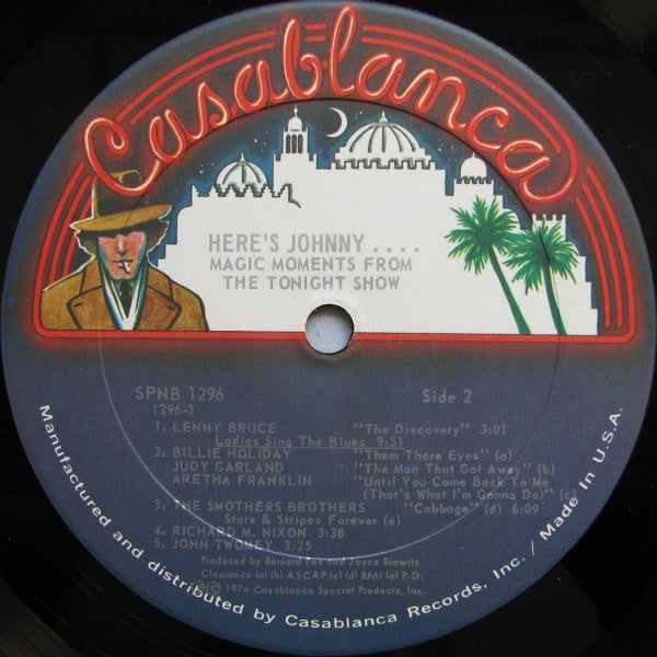 Carson, Johnny - Here's Johnny.... Magic Moments From The Tonight Show (Vinyl, VG+) (Vinyl LP)
