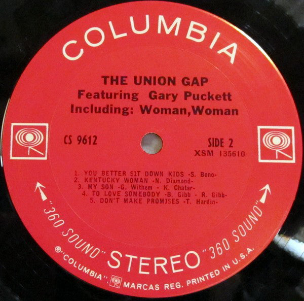 Union Gap Featuring Gary Puckett - Woman, Woman (VG) (Vinyl LP)