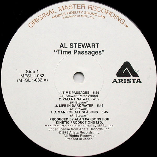 Stewart, Al - Time Passages (Vinyl, VG+) (Vinyl LP)