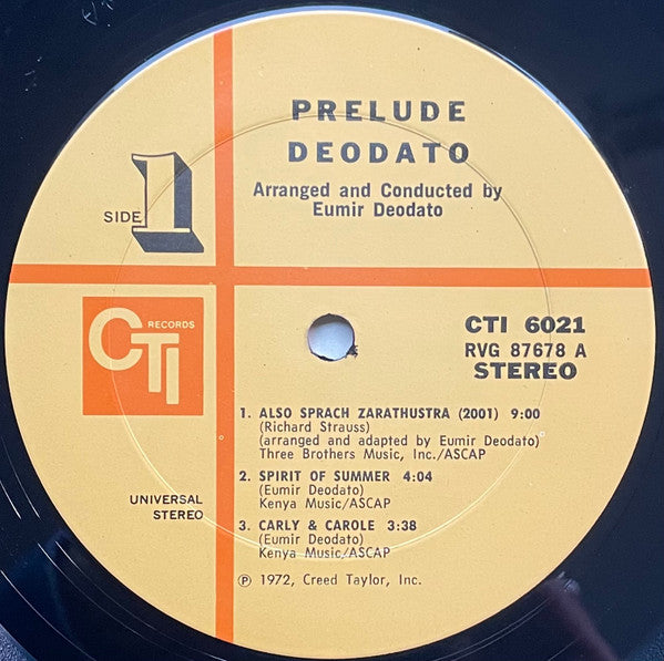 Deodato - Prelude (VG) (Vinyl LP)