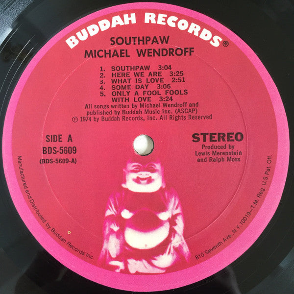 Wendroff, Michael - Southpaw (VG+) (Vinyl LP)