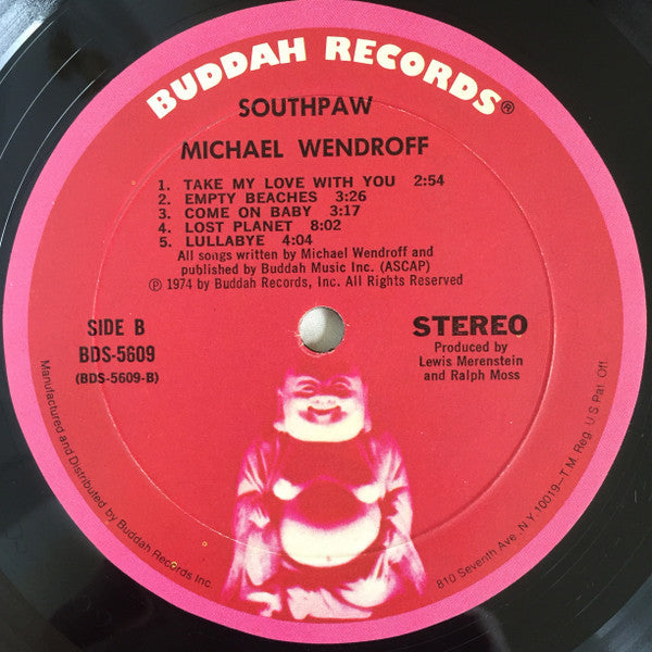 Wendroff, Michael - Southpaw (VG+) (Vinyl LP)