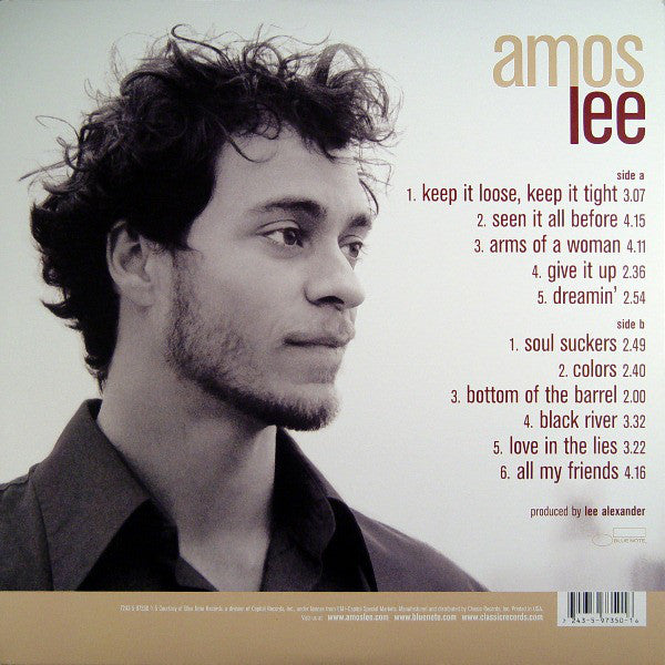 Lee, Amos - Amos Lee (Vinyl, VG+) (Vinyl LP)