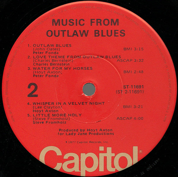 Outlaw Blues, Music from (VG+) (Vinyl LP)